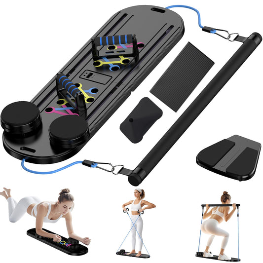 Foldable Pilates & Core Workout Board – Black