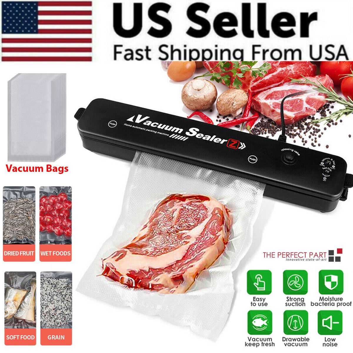 Automatic Vacuum Sealer & Food Storage System - photo 4