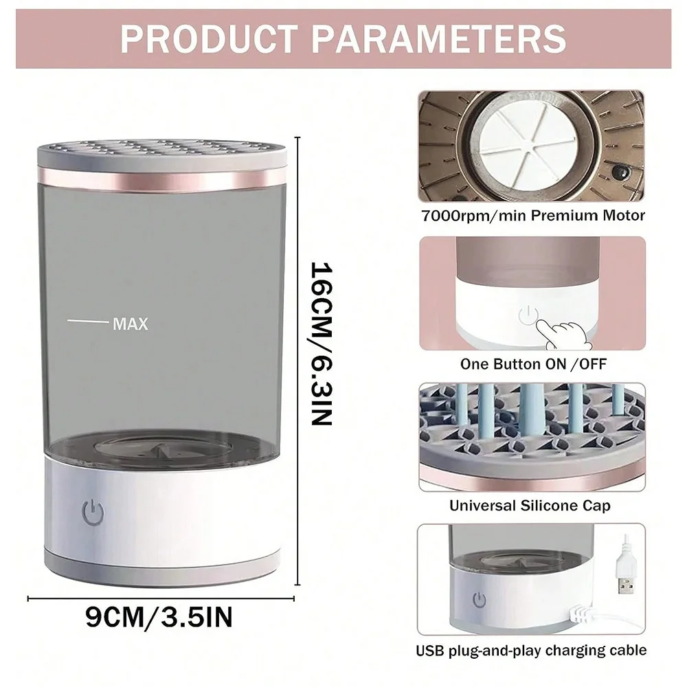 Automatic Makeup Brush Cleaner & Dryer - photo 9