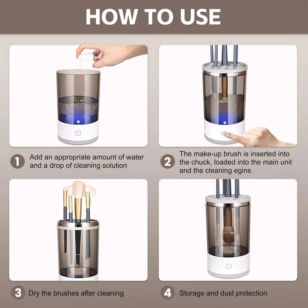 Automatic Makeup Brush Cleaner & Dryer - photo 24