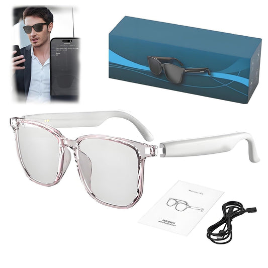 C8 Pro Bluetooth Camera Glasses – White