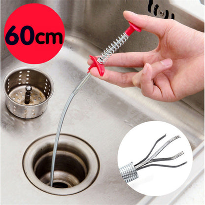 60 cm Flexible Drain Clog Remover – Black