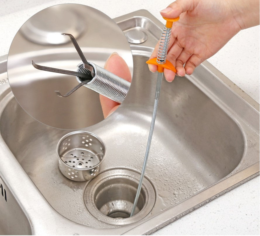 60 cm Flexible Drain Clog Remover – Black - photo 9