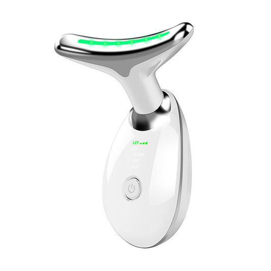 LED facial and neck massager product view